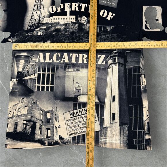 VTG 1999 Property of Alcatraz AOP Graphic San Francisco Destination NWOT - Large - Picture 7 of 8
